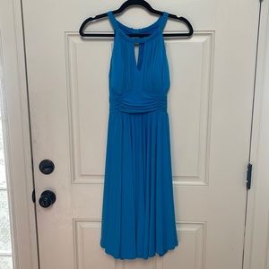 New Directions Grecian neckline dress